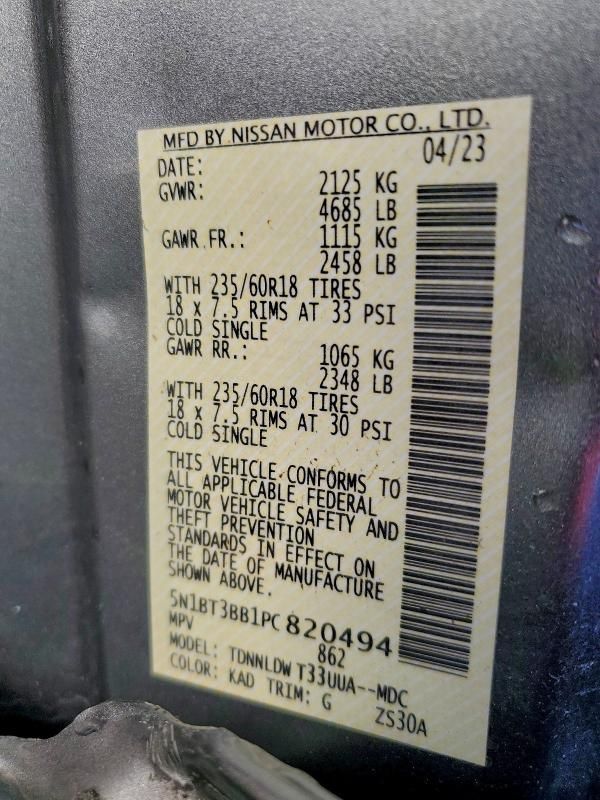 2023 Nissan Rogue sv