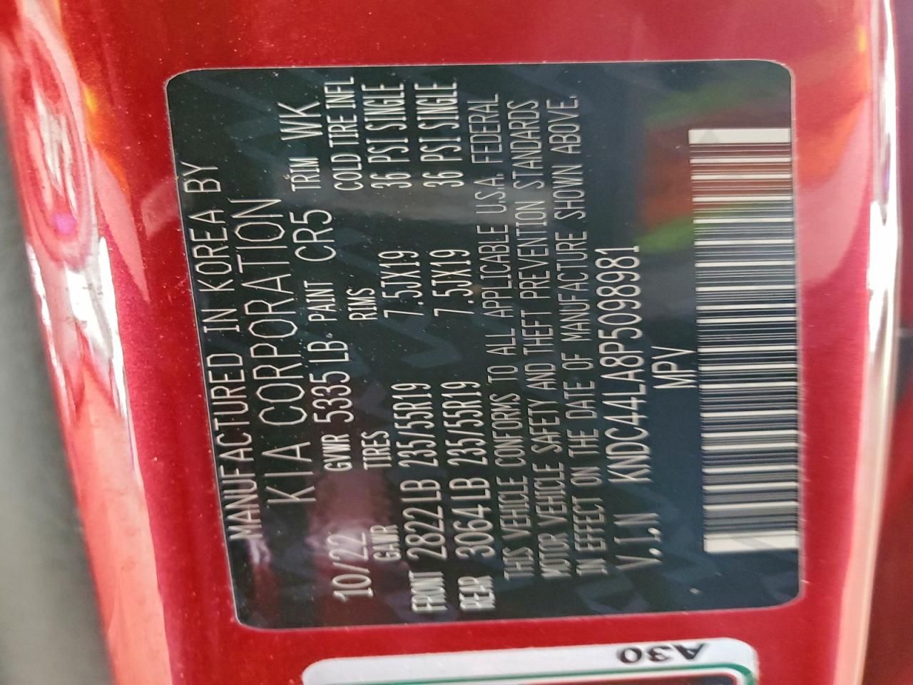 2023 KIA EV6 gt Line