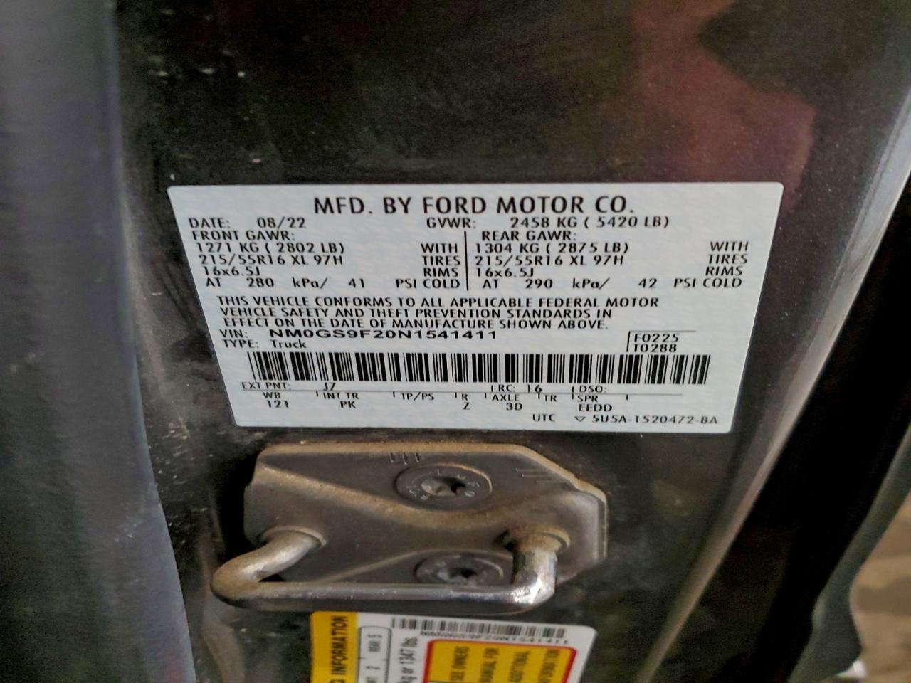 2022 Ford Transit Connect XLT