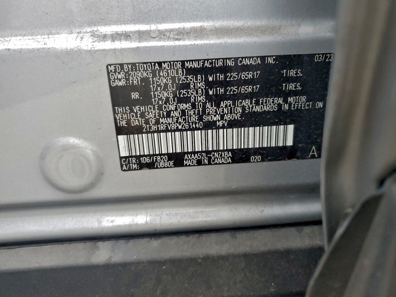 2023 Toyota Rav4 le