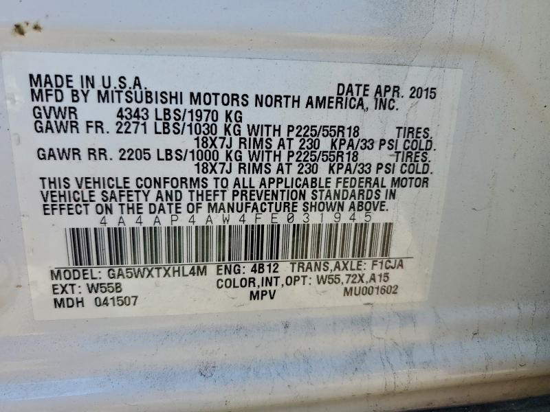 2015 Mitsubishi Outlander Sport se