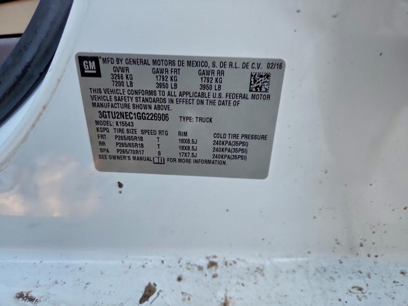 2016 GMC Sierra K1500 slt