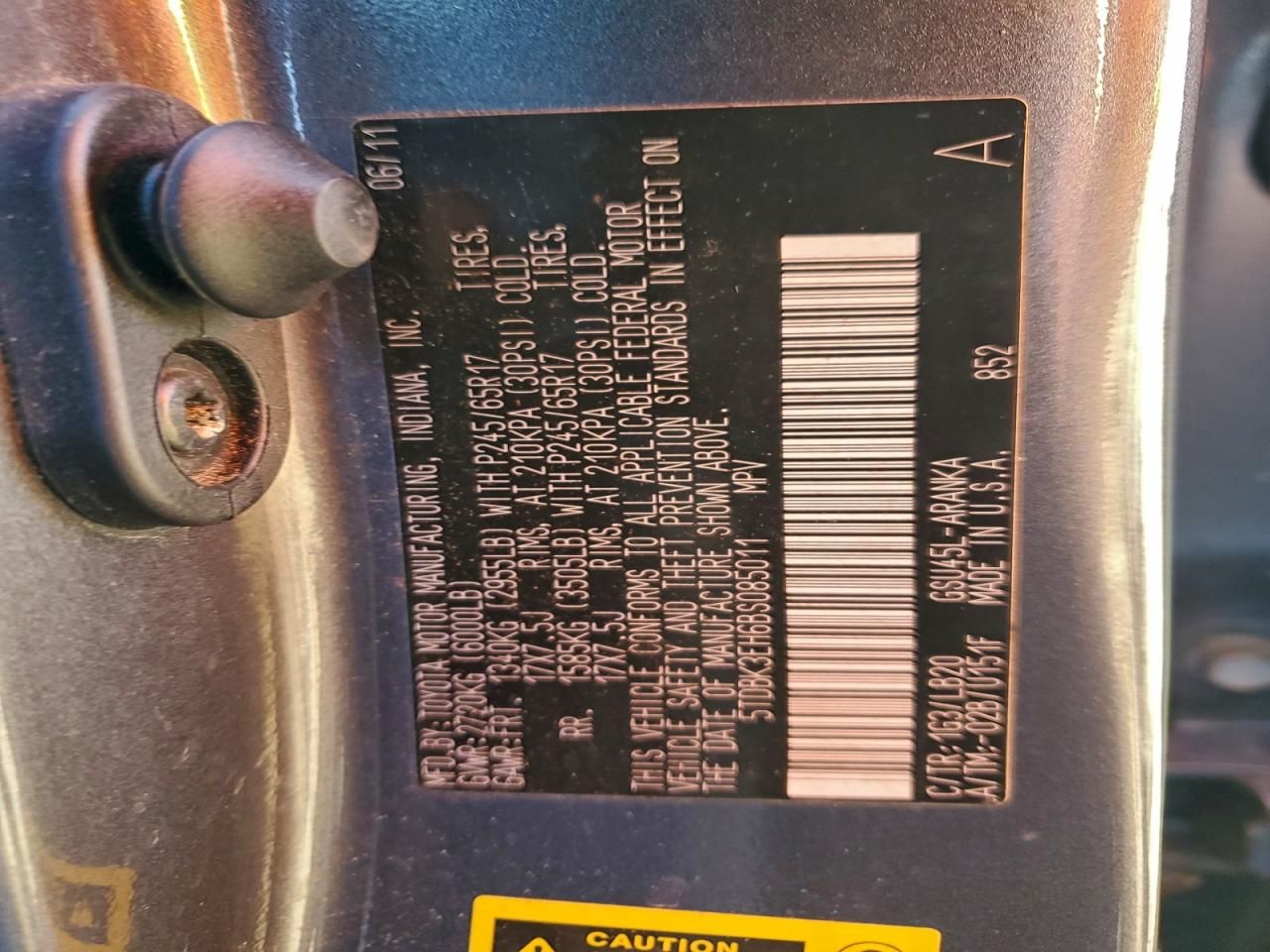 2011 Toyota Highlander Base