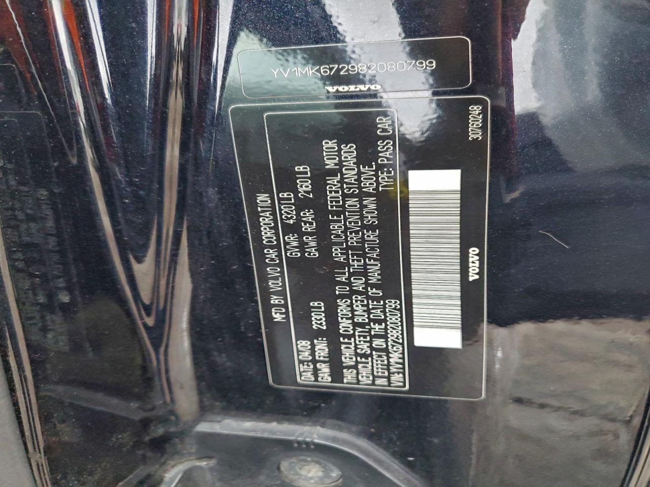 2008 Volvo C30 T5