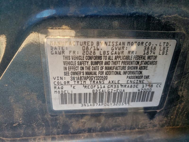 2016 Nissan Sentra s