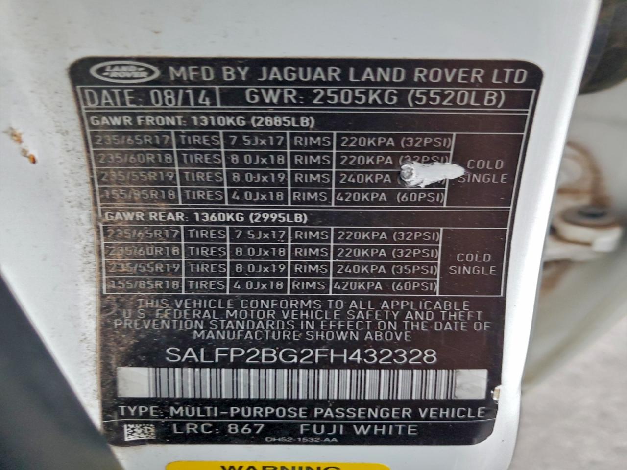 2015 Land Rover LR2 se