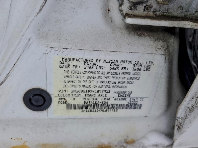 2004 Nissan Sentra 1.8