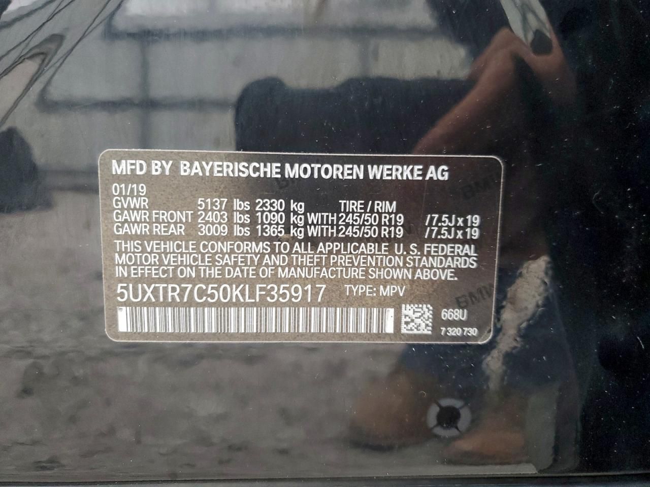 2019 BMW X3 Sdrive30i