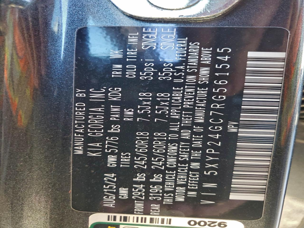 2024 KIA Telluride lx
