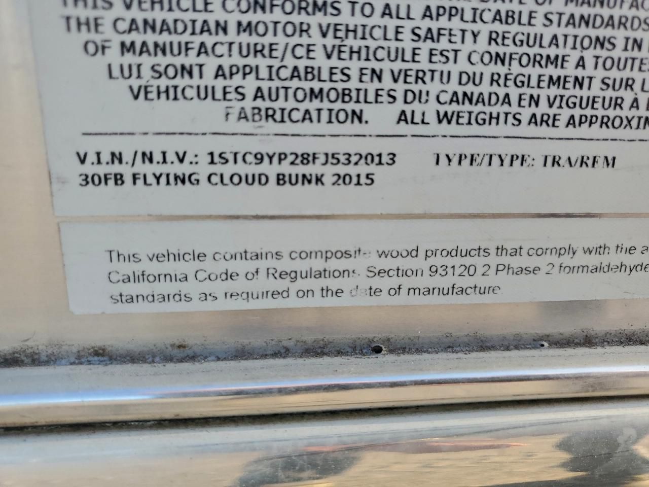 2015 Airstream Flying CLO