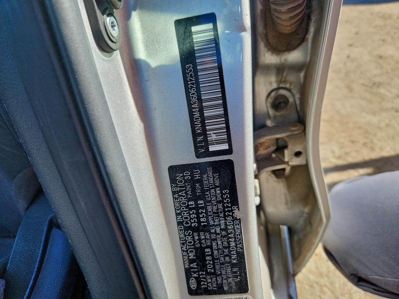 2013 KIA Rio lx