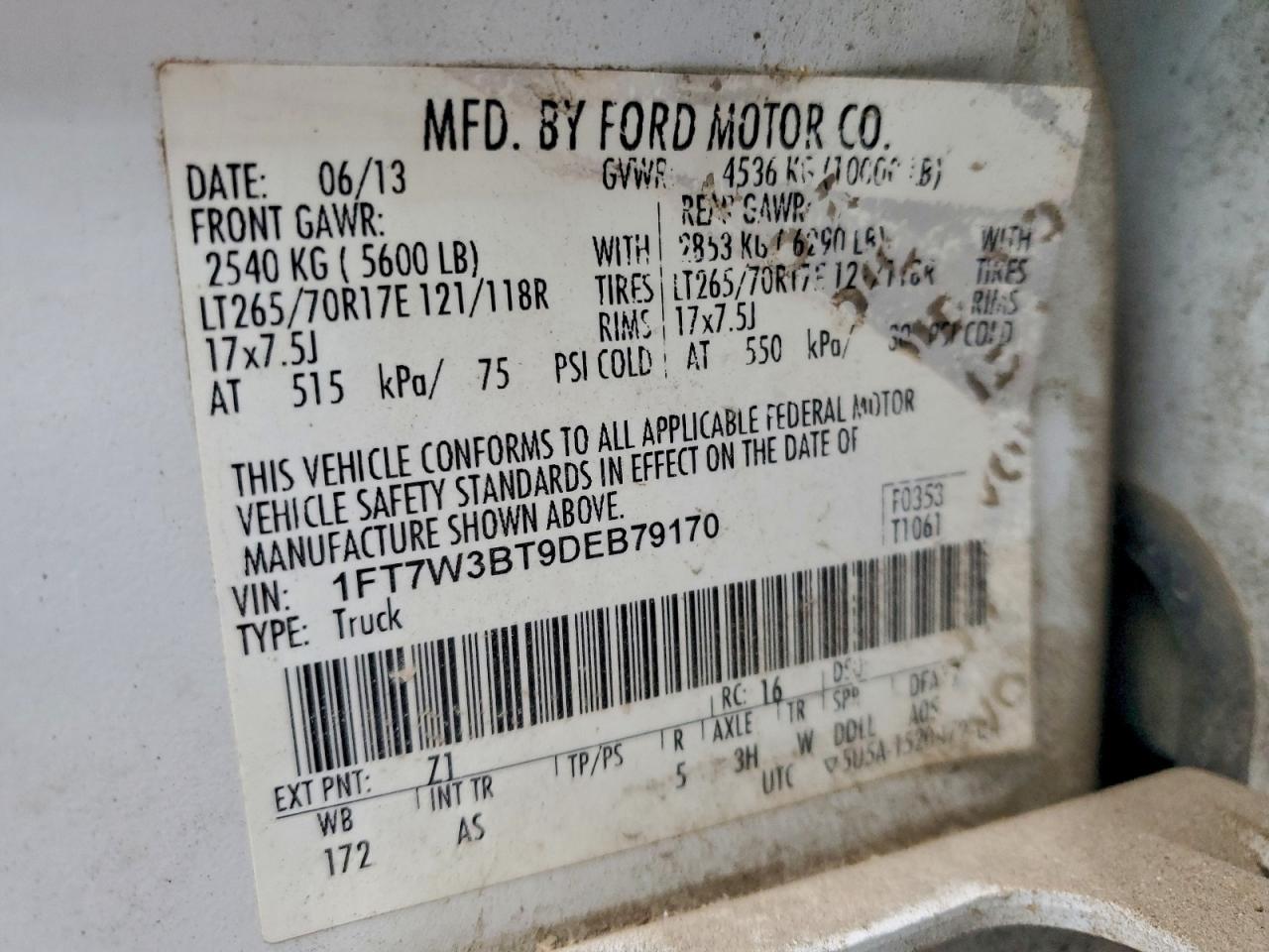 2013 Ford F350 Super Duty
