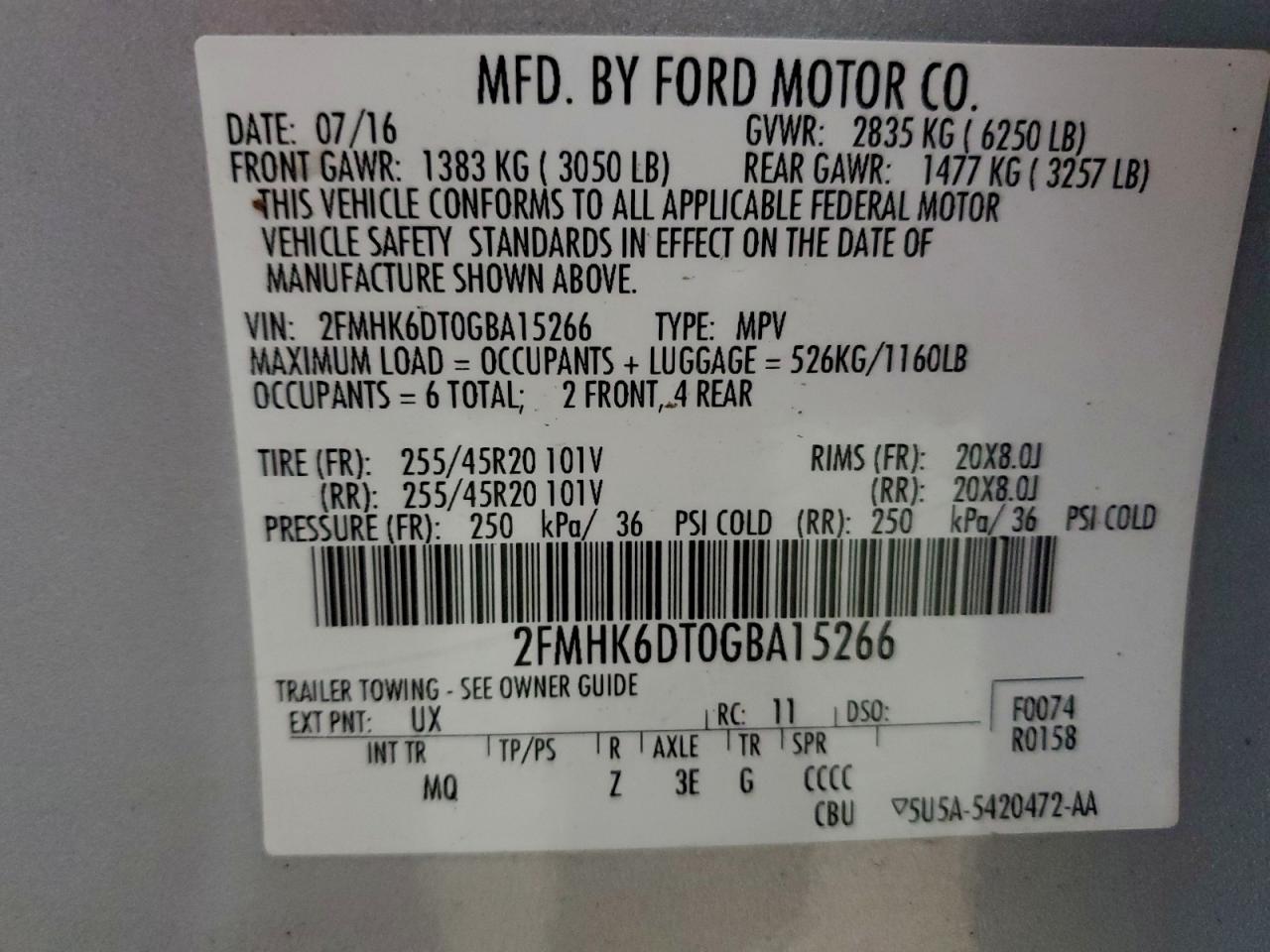 2016 Ford Flex Limited