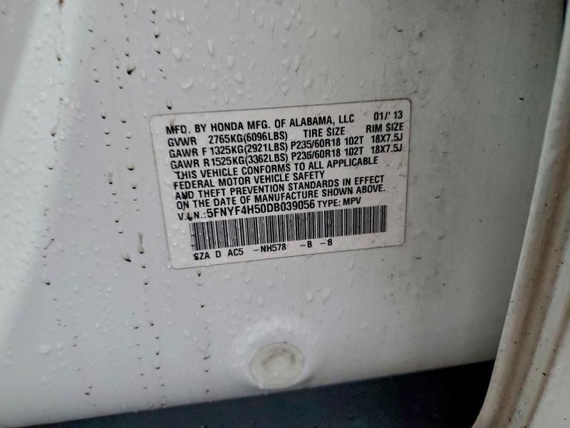 2013 Honda Pilot exl