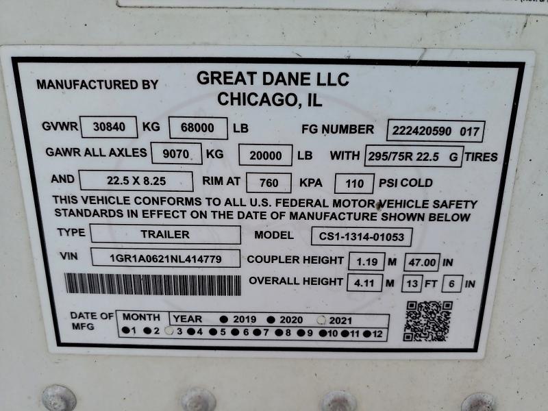 2022 Great Dane Trailer