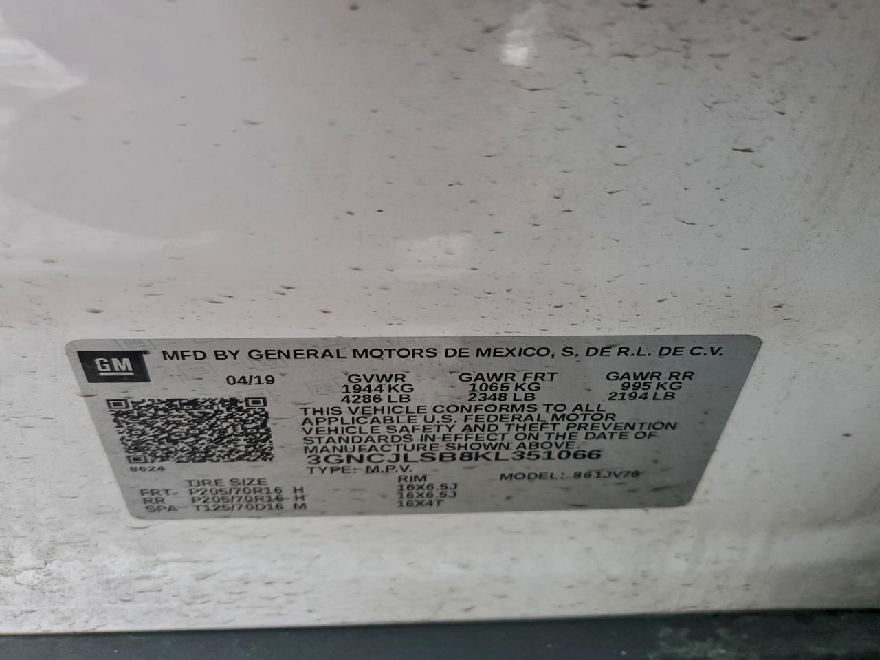 2019 Chevrolet Trax 1LT