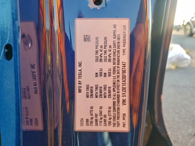 2025 Tesla Model 3