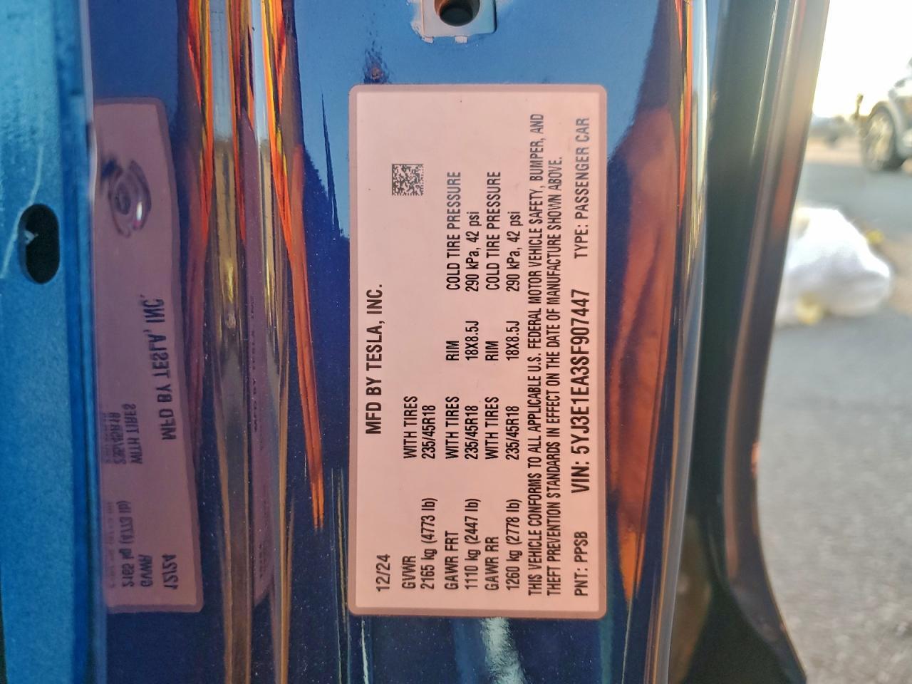 2025 Tesla Model 3