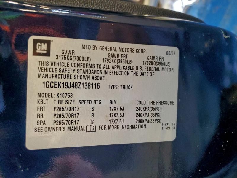 2008 Chevrolet Silverado K1500