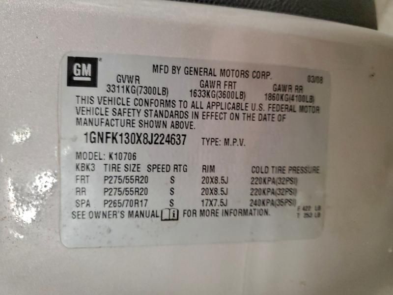 2008 Chevrolet Tahoe K1500