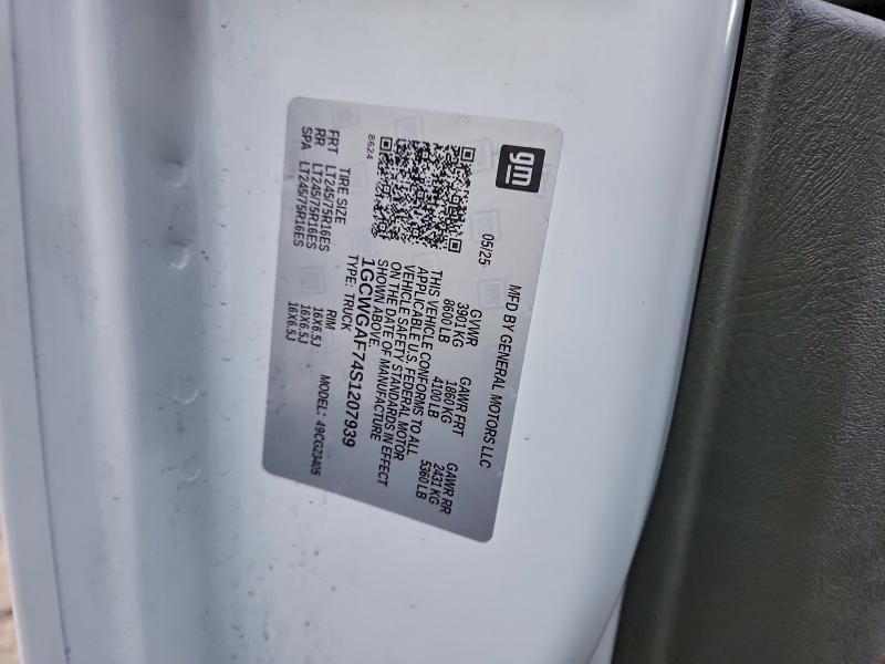 2025 Chev Rolet Express G2500 Utility / Service van