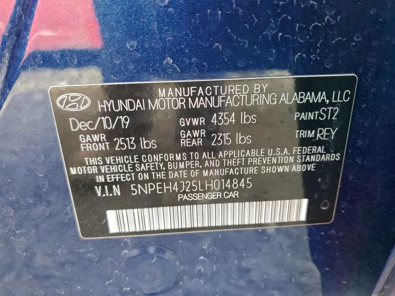 2020 Hyundai Sonata Limited