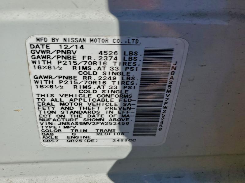 2015 Nissan Rogue Select s