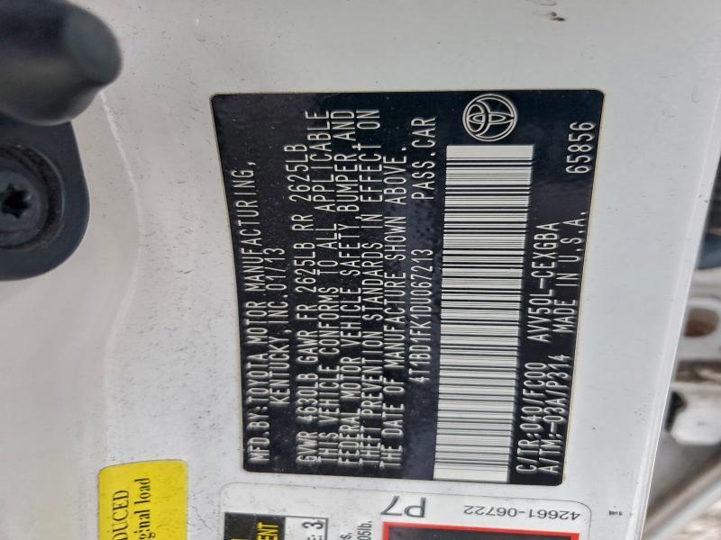 2013 Toyota Camry Hybrid
