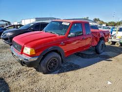 Salvage trucks for sale at San Diego, CA auction: 2002 Ford Ranger Super Cab