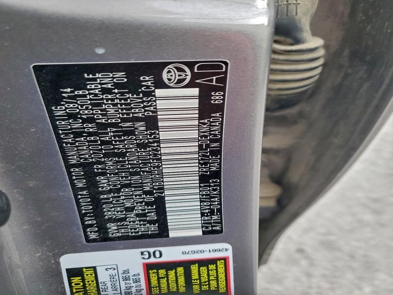 2015 Toyota Corolla l