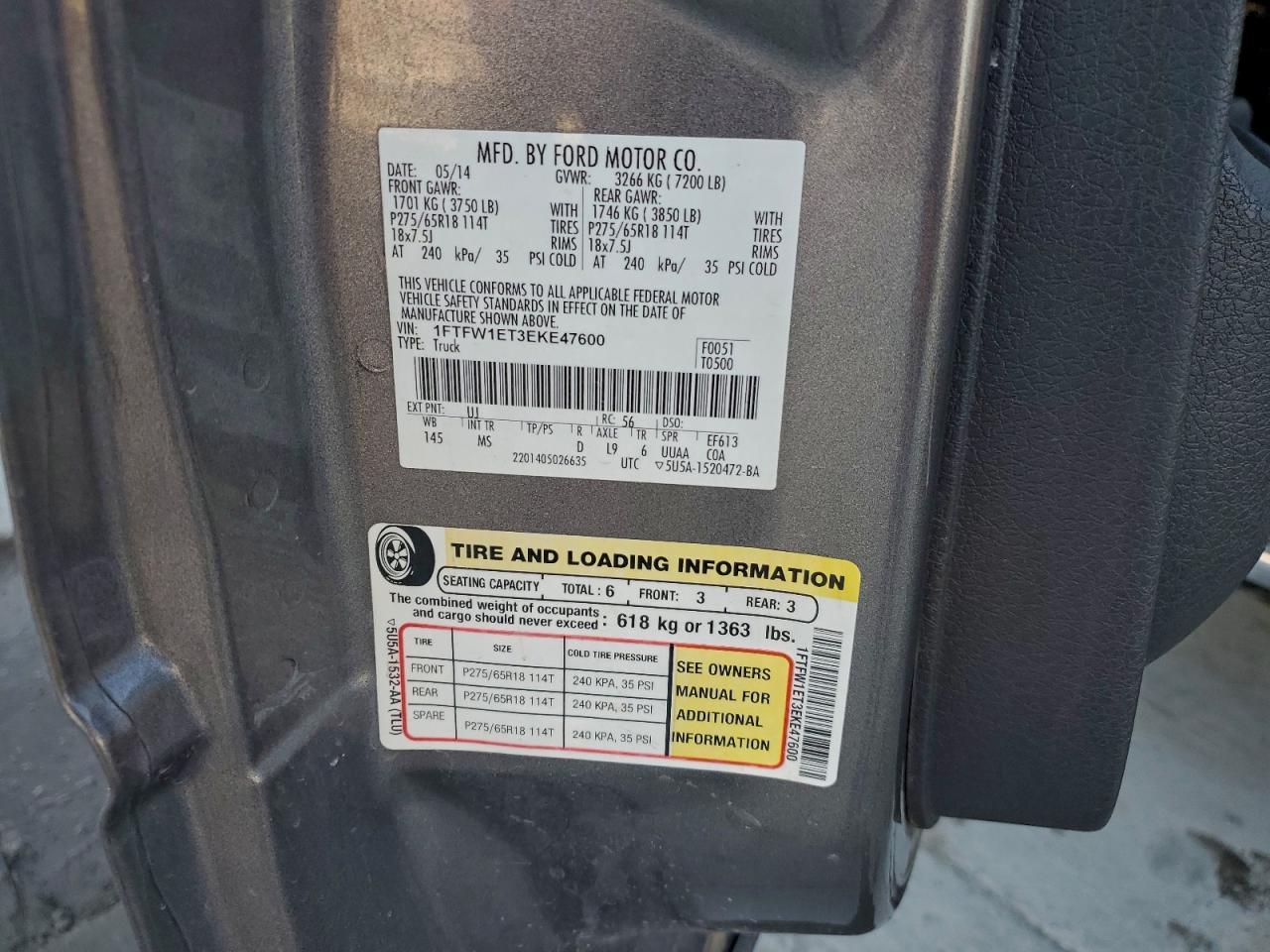 2014 Ford F150 Supercrew