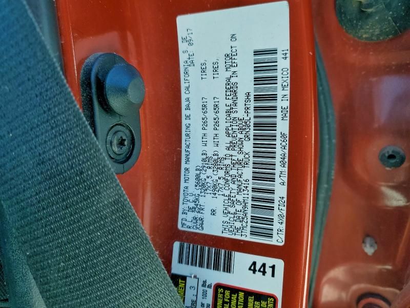 2017 Toyota Tacoma Double cab