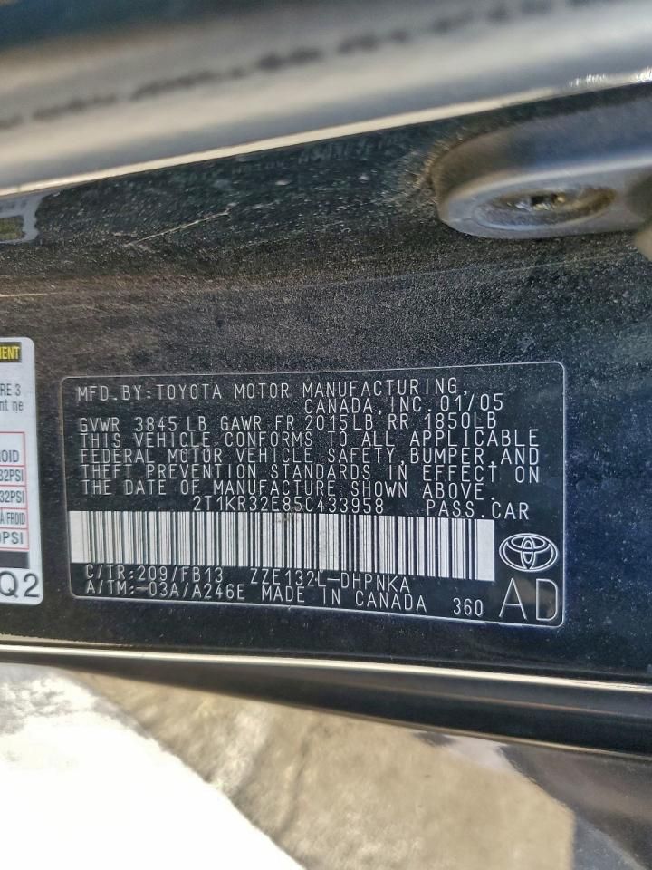 2005 Toyota Corolla Matrix