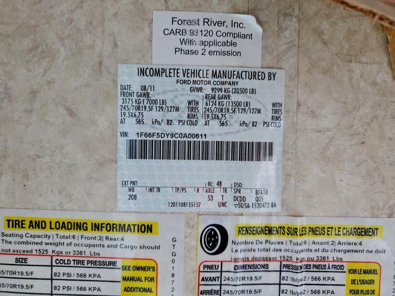 2012 Georgetown 2012 Ford Motorhome Chassis Recreational Vehicle