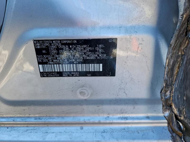 2007 Toyota Rav4 Limited