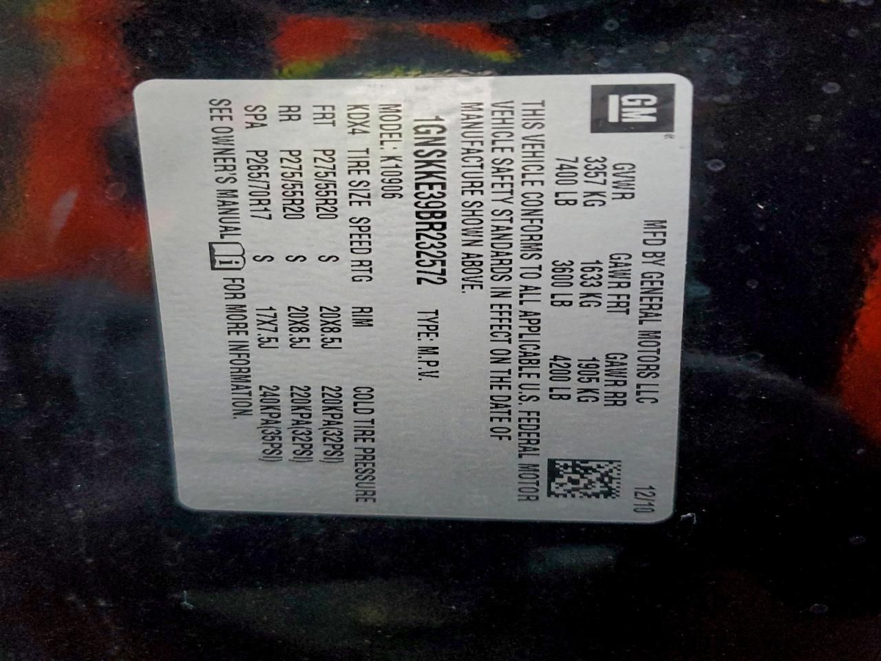 2011 Chevrolet Suburban K1500 ltz