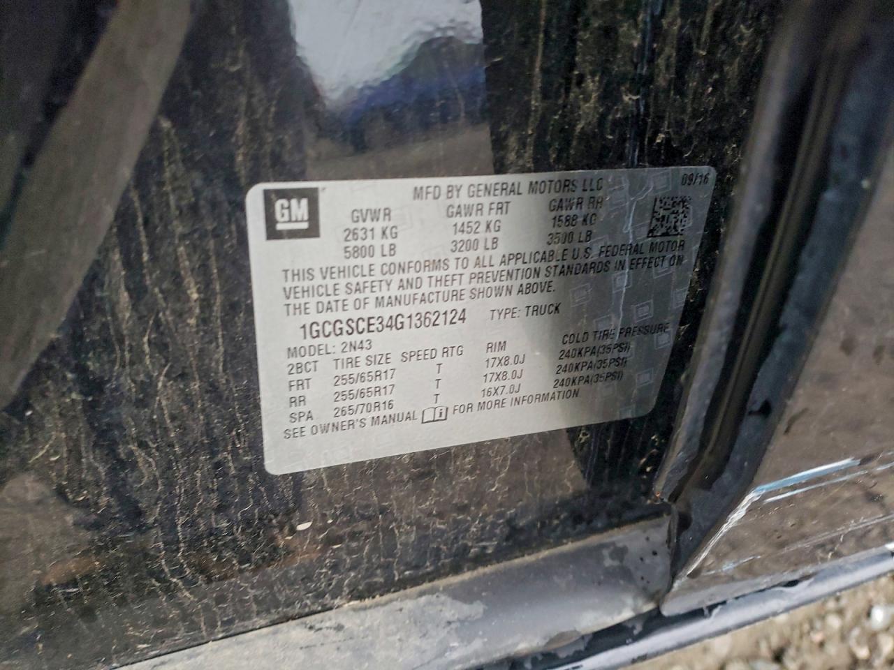 2016 Chevrolet Colorado LT