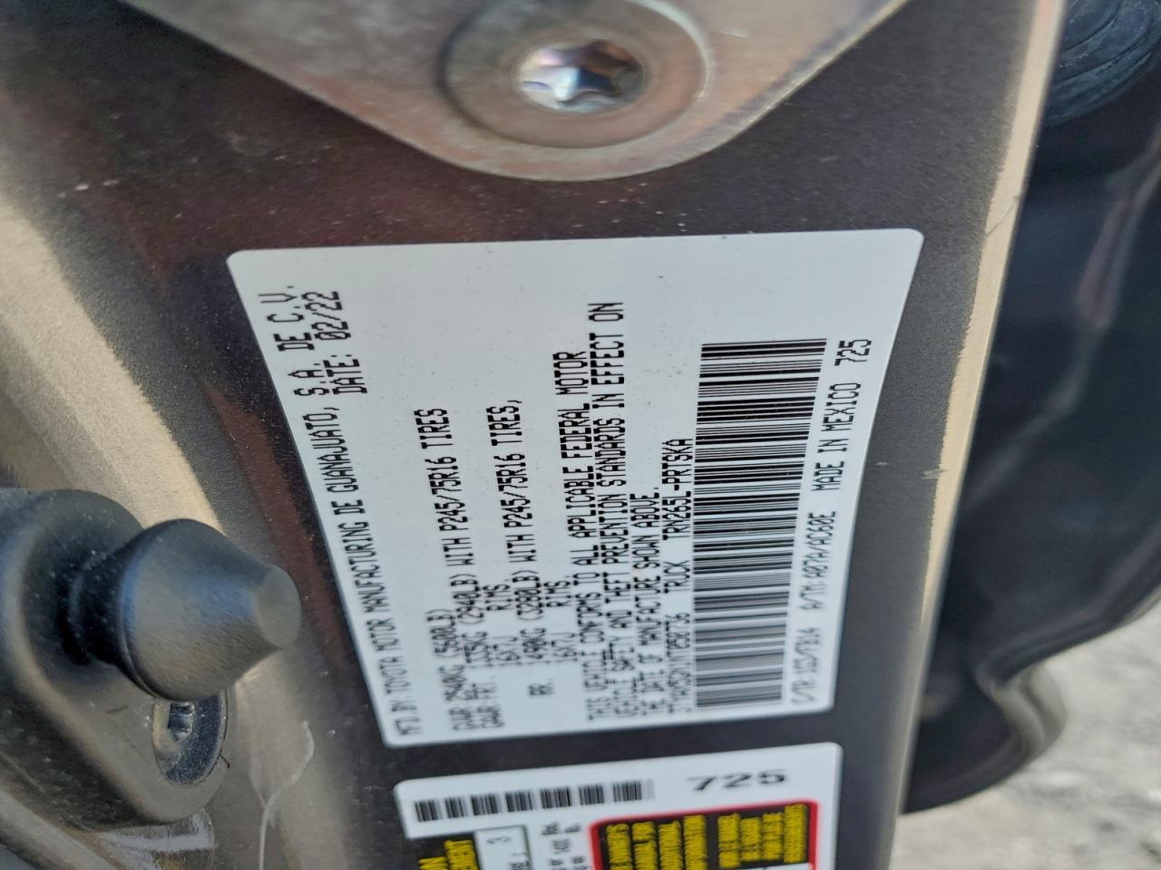 2022 Toyota Tacoma SR