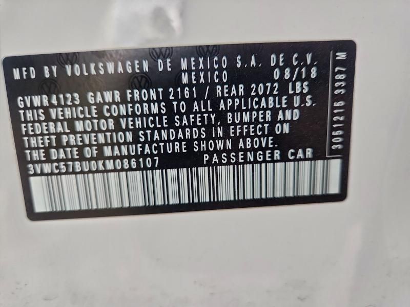 2019 Volkswagen Jetta s