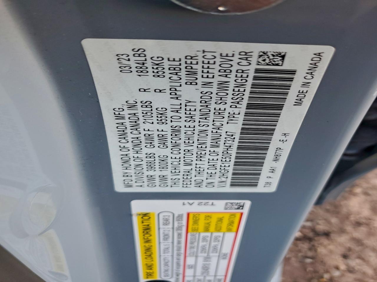 2023 Honda Civic si