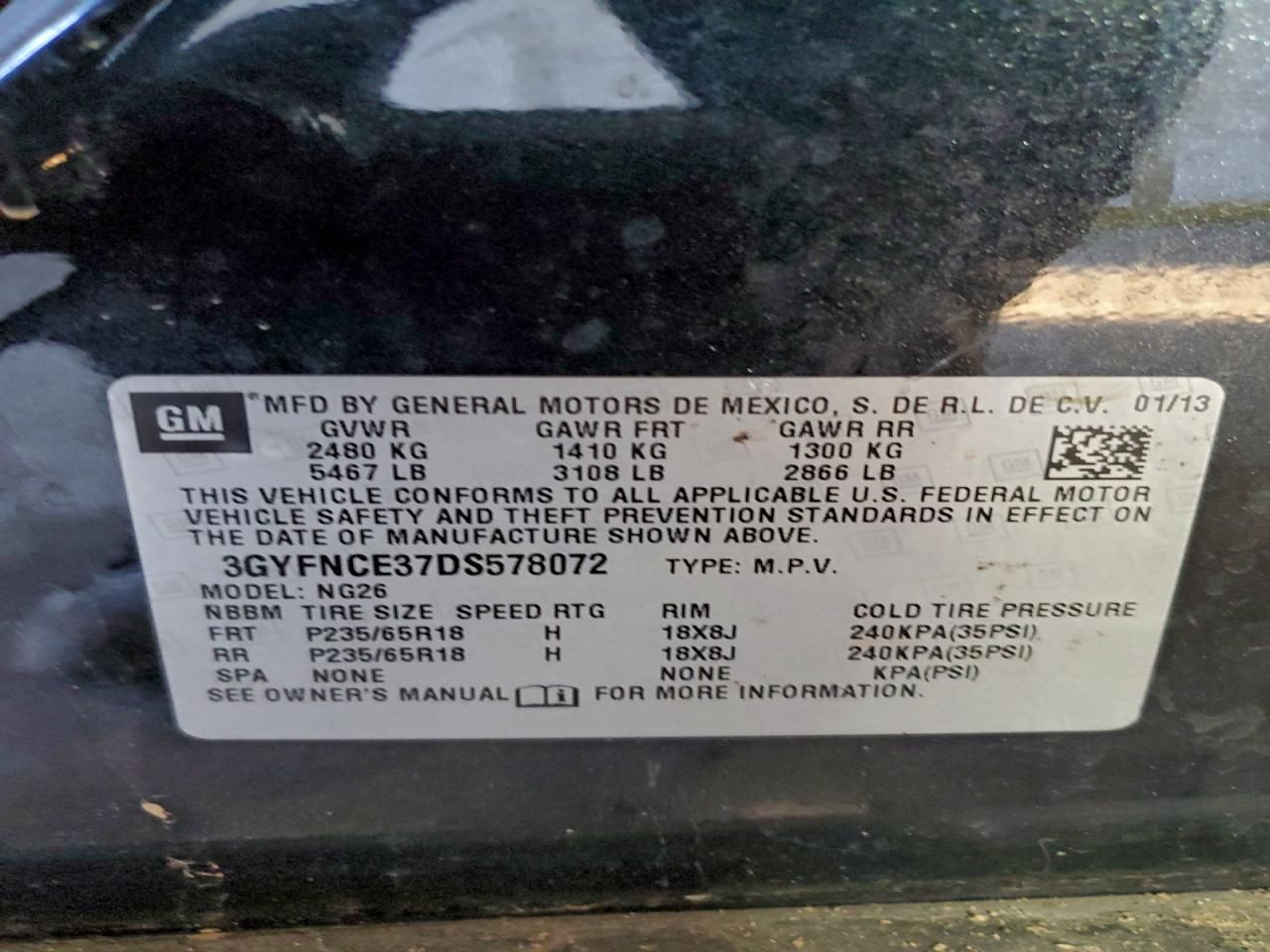 2013 Cadillac Srx Luxury Collection