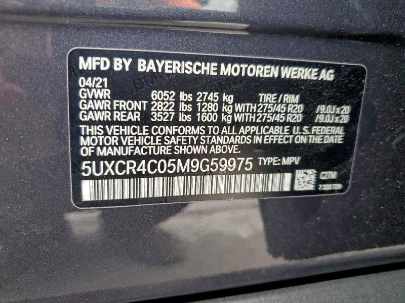 2021 BMW X5 Sdrive 40I