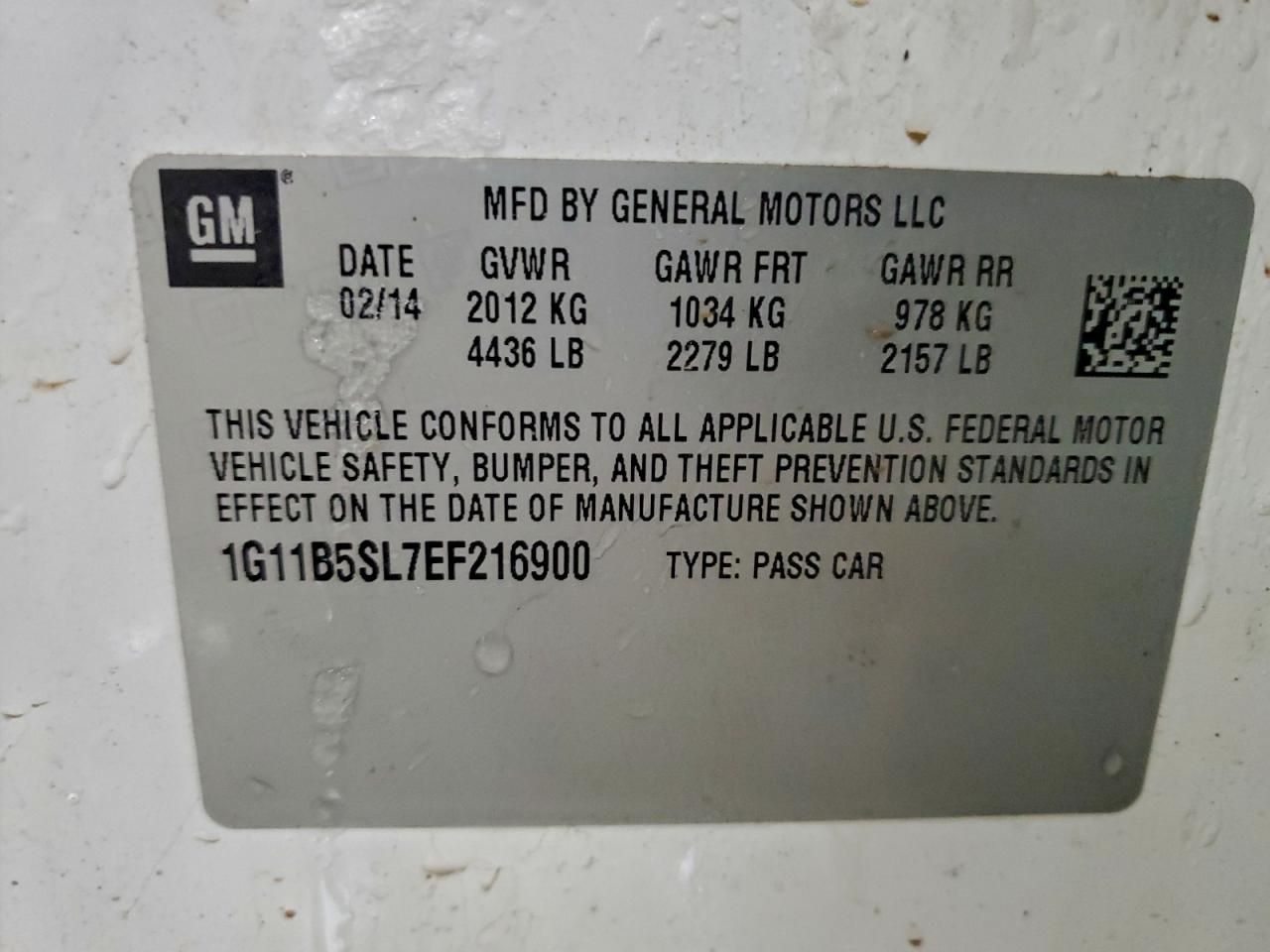 2014 Chevrolet Malibu ls