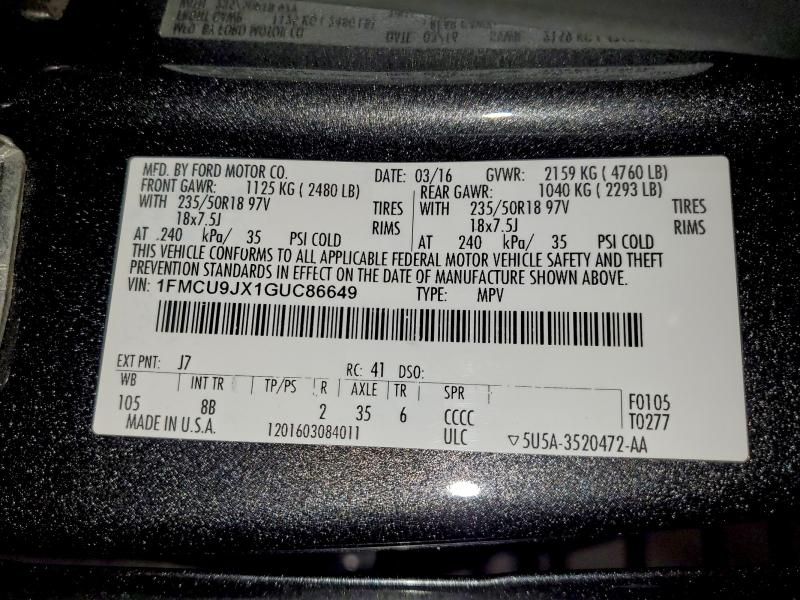 2016 Ford Escape Titanium