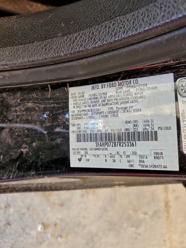 2007 Ford Fusion se