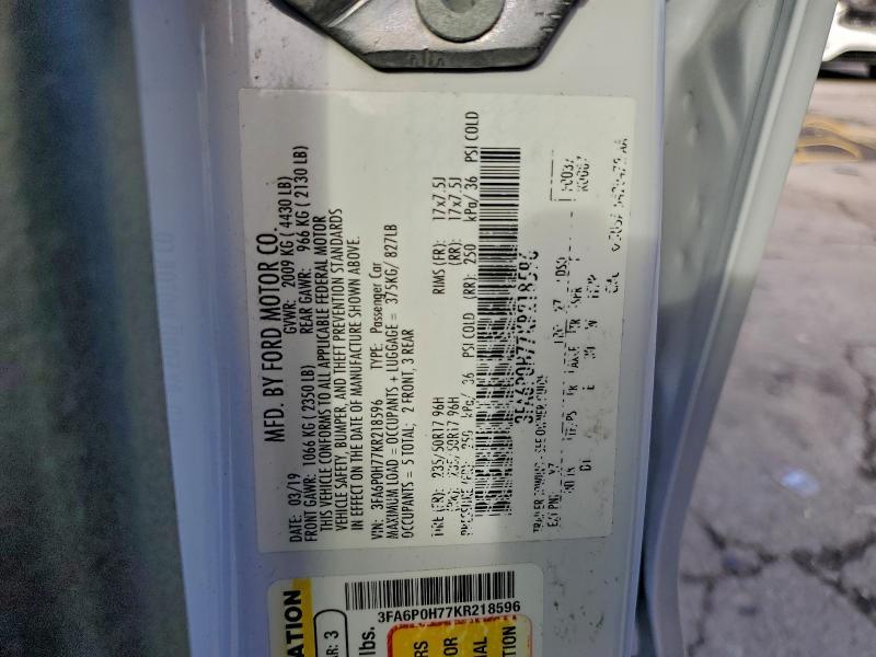 2019 Ford Fusion se