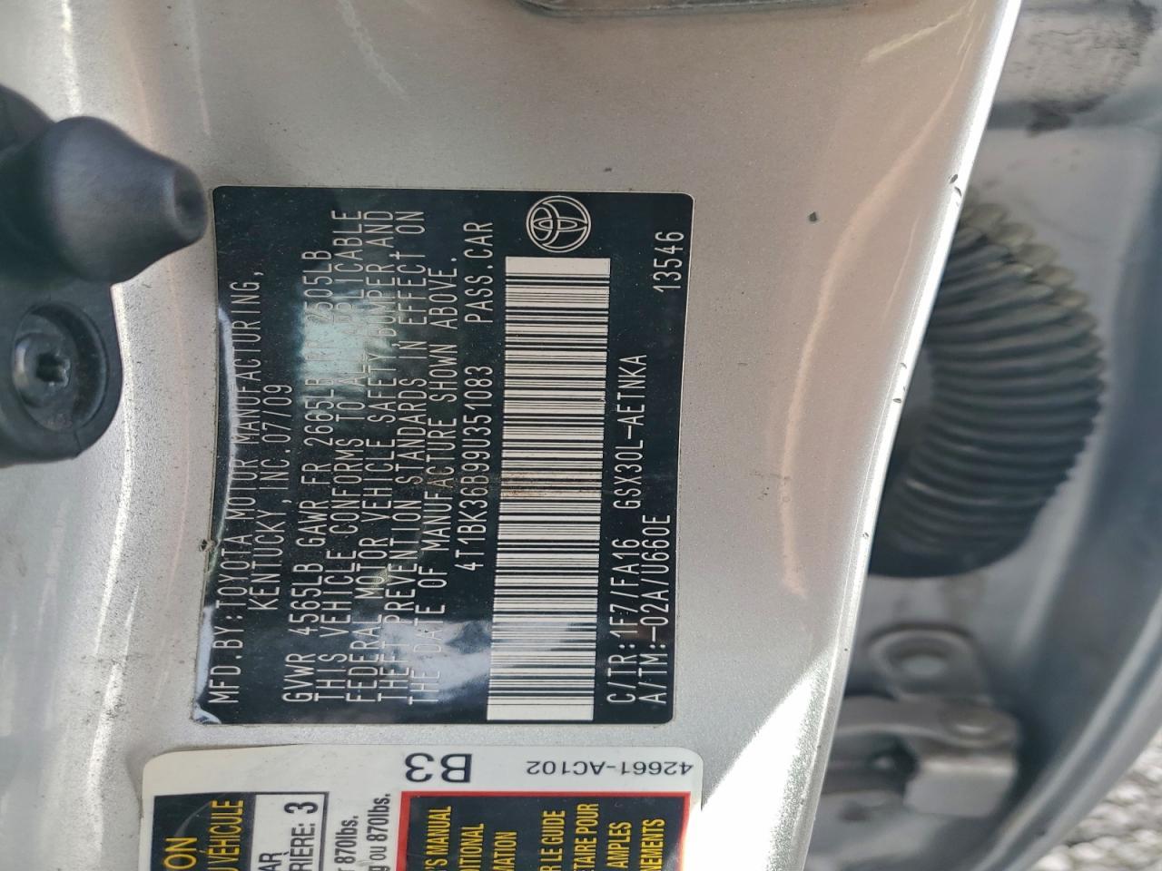 2009 Toyota Avalon xl