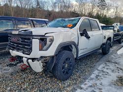 Salvage trucks for sale at West Warren, MA auction: 2024 GMC Sierra K2500 AT4