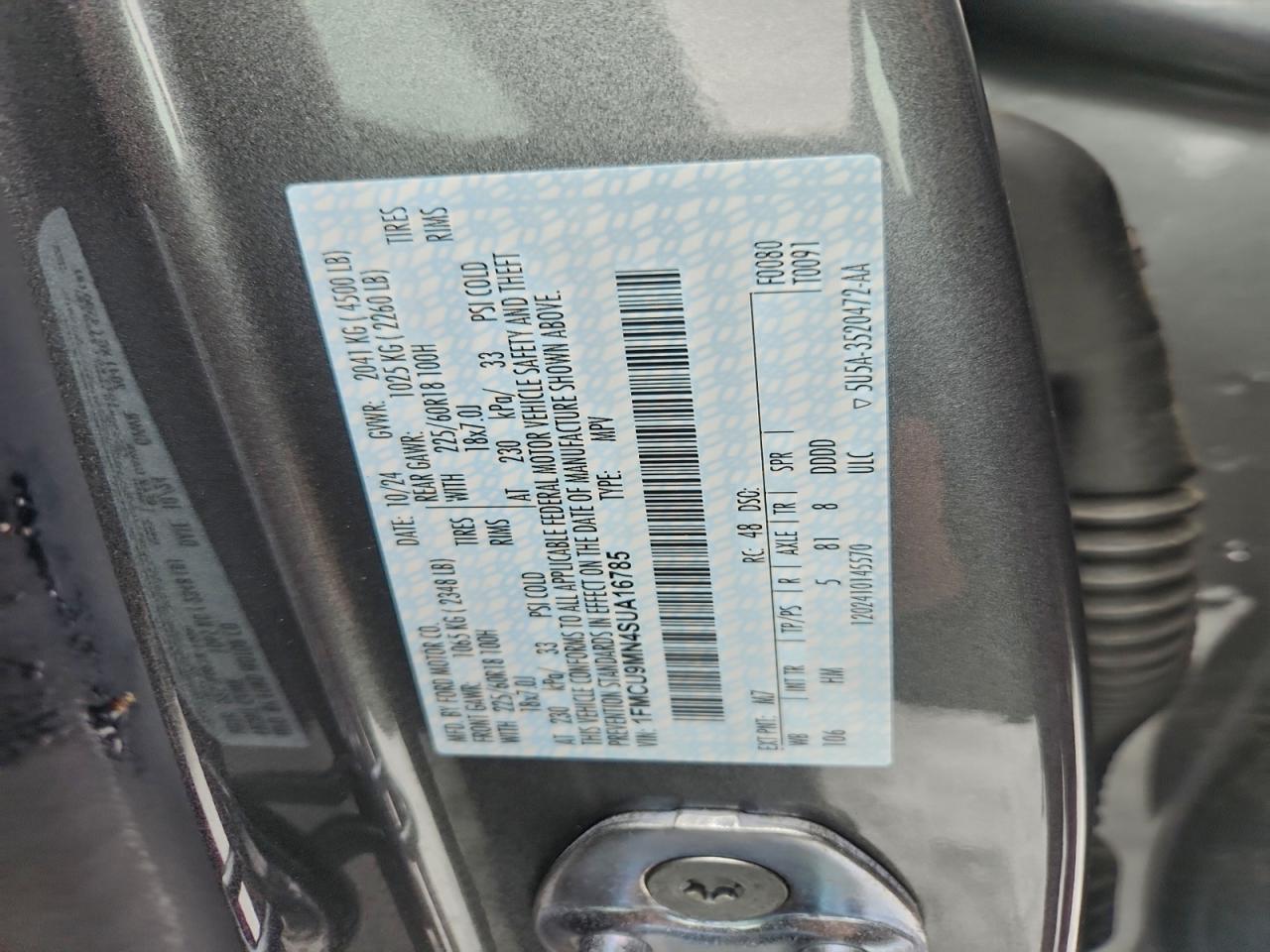 2025 Ford Escape st Line