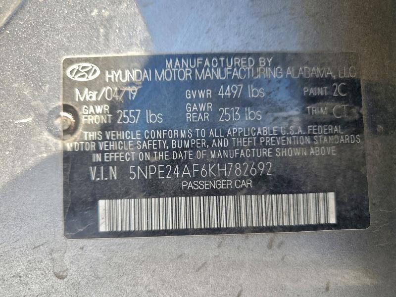 2019 Hyundai Sonata se